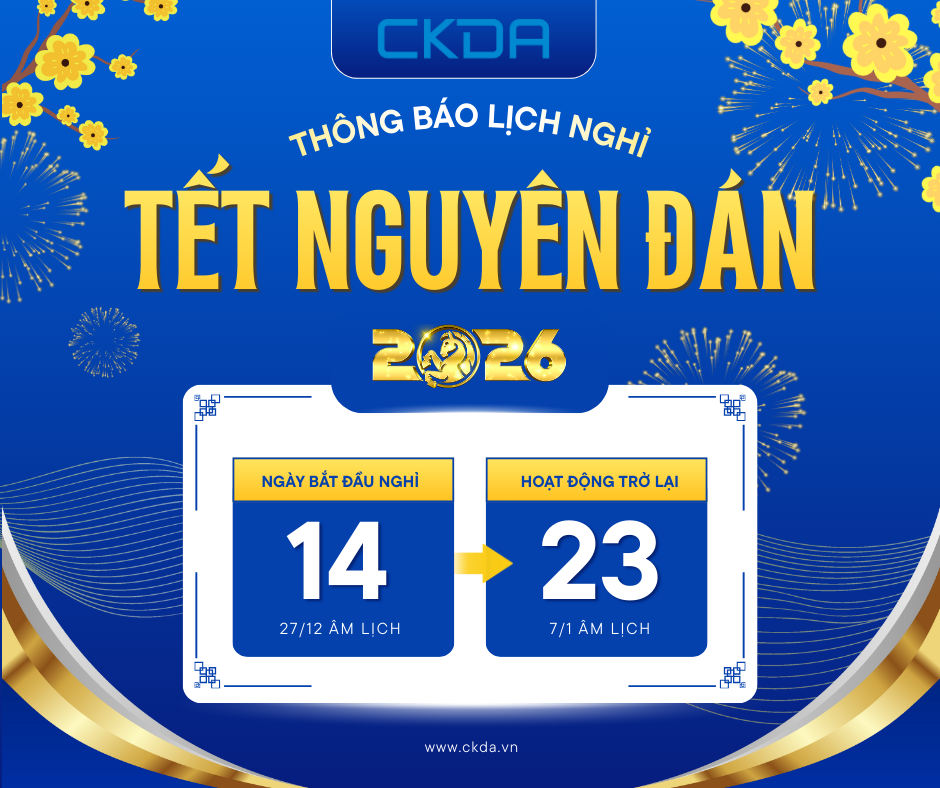 THÔNG BÁO NGHỈ LỄ TẾT NGUYÊN ĐÁN NĂM 2026